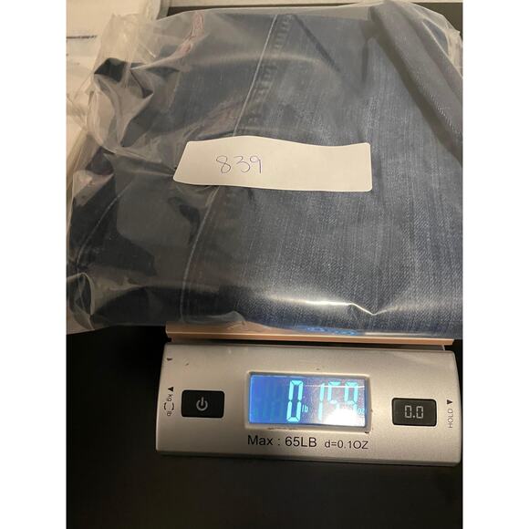 Vintage Mossimo Jeans Womens 4 Blue Bootcut Flare Stretch Casual Low Rise Y2K - Picture 8 of 8